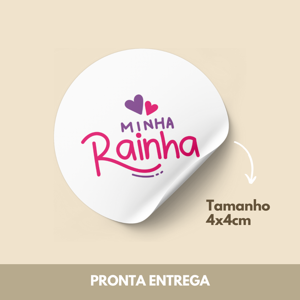 ADESIVO DIA DAS MÃES - 24 UNIDADES