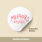 ADESIVO DIA DAS MÃES - 24 UNIDADES
