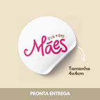 ADESIVO DIA DAS MÃES - 24 UNIDADES