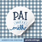 ADESIVO DIA DOS PAIS - 24 UNIDADES