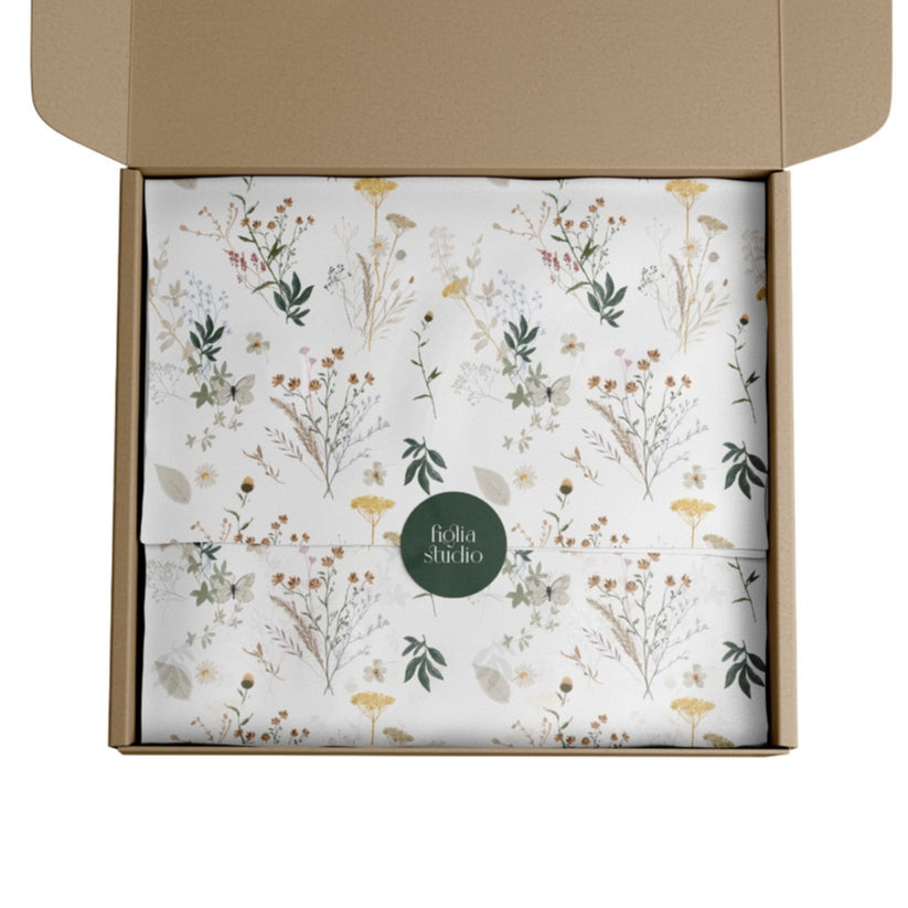 PAPEL PARA EMBRULHO FLORAL - A3 (29,7 x 42 cm)
