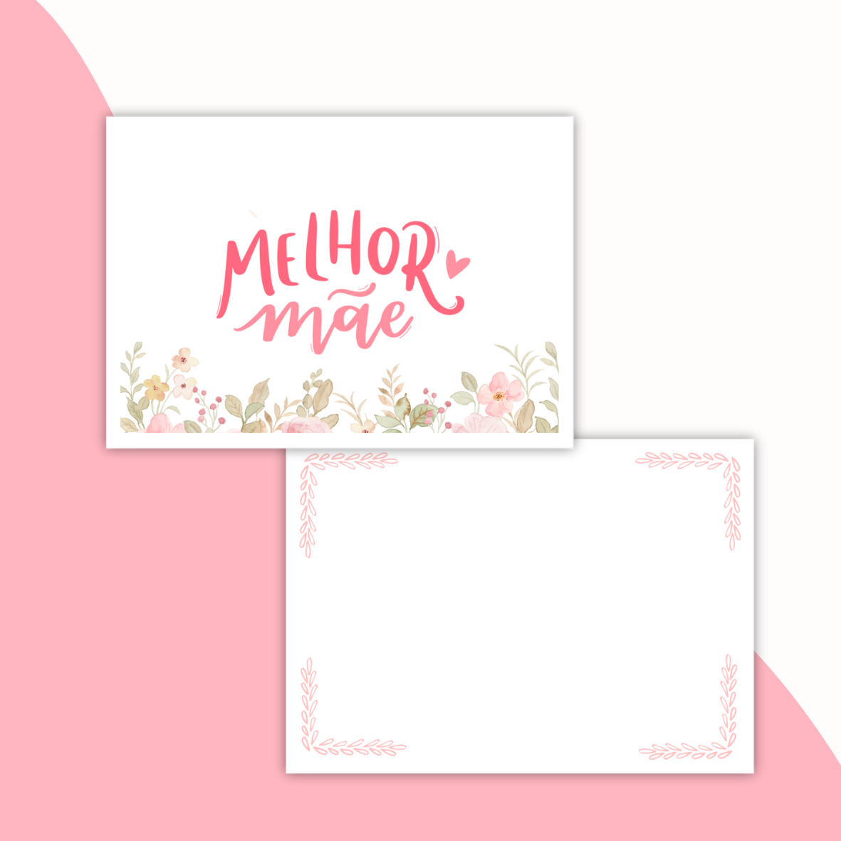 CARTÃO DIA DAS MÃES - 25 UNIDADES