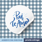ADESIVO DIA DOS PAIS - 24 UNIDADES