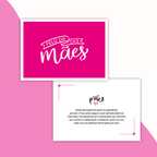 CARTÃO DIA DAS MÃES - 25 UNIDADES