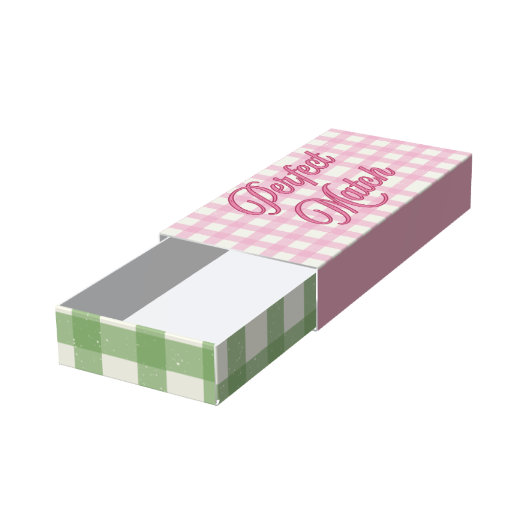 CAIXA FOSFORO PERSONALIZADA 9,5x4,5x1,5cm