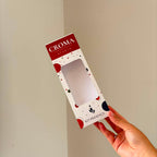 CAIXA PERSONALIZADA COM VISOR 8x23x3,5cm
