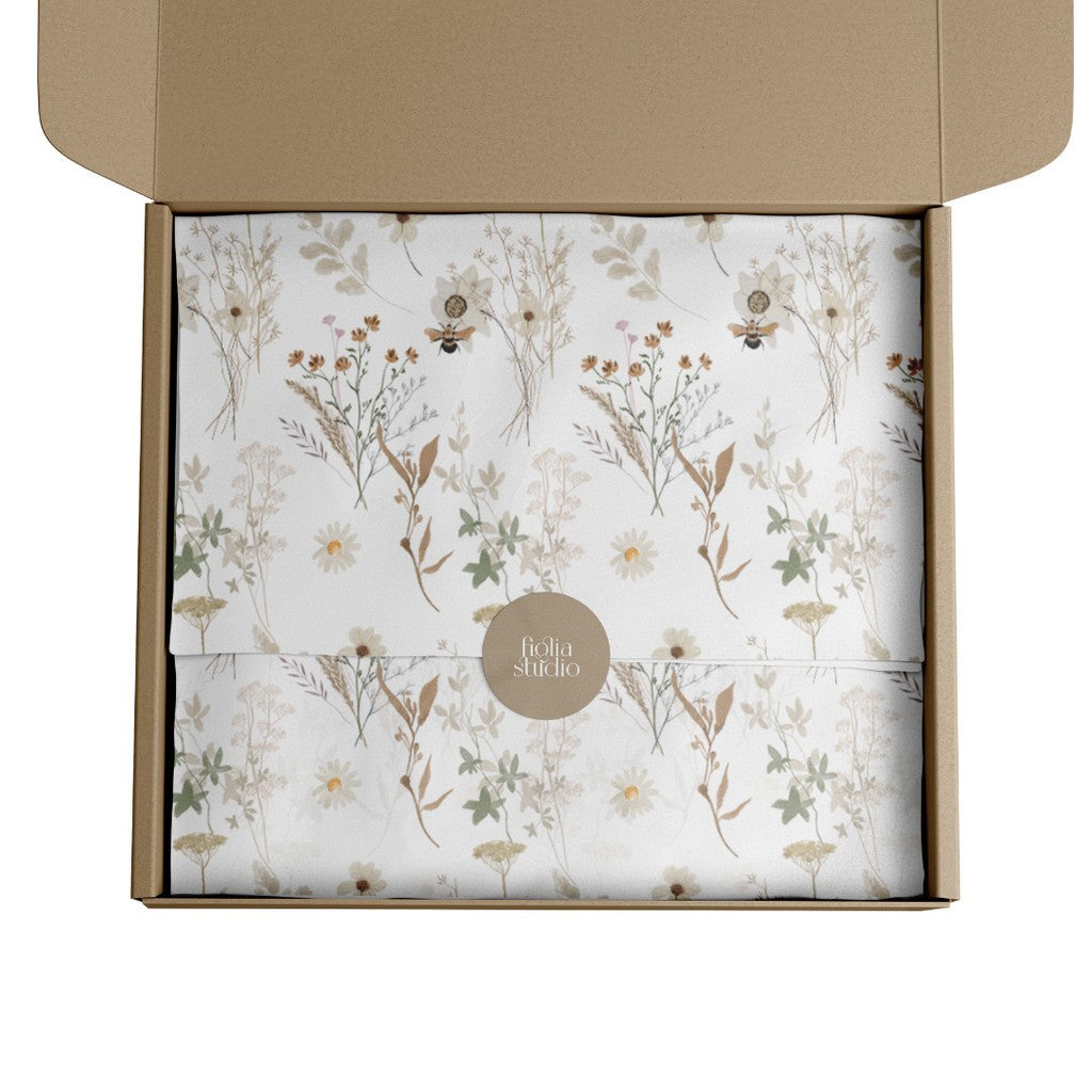PAPEL PARA EMBRULHO FLORAL - A3 (29,7 x 42 cm)