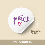 ADESIVO DIA DAS MÃES - 24 UNIDADES