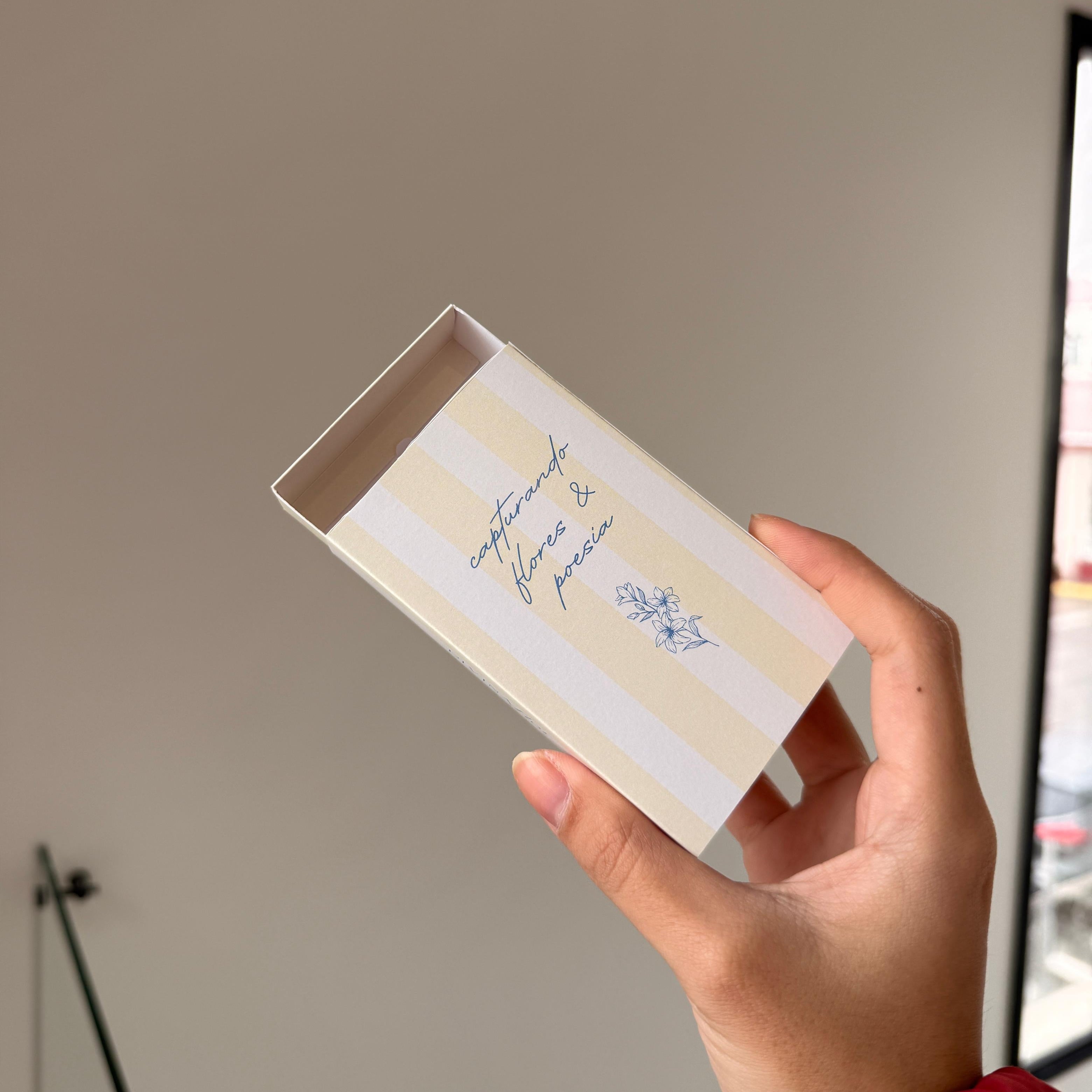 CAIXA GAVETA PERSONALIZADA 10x6x2cm