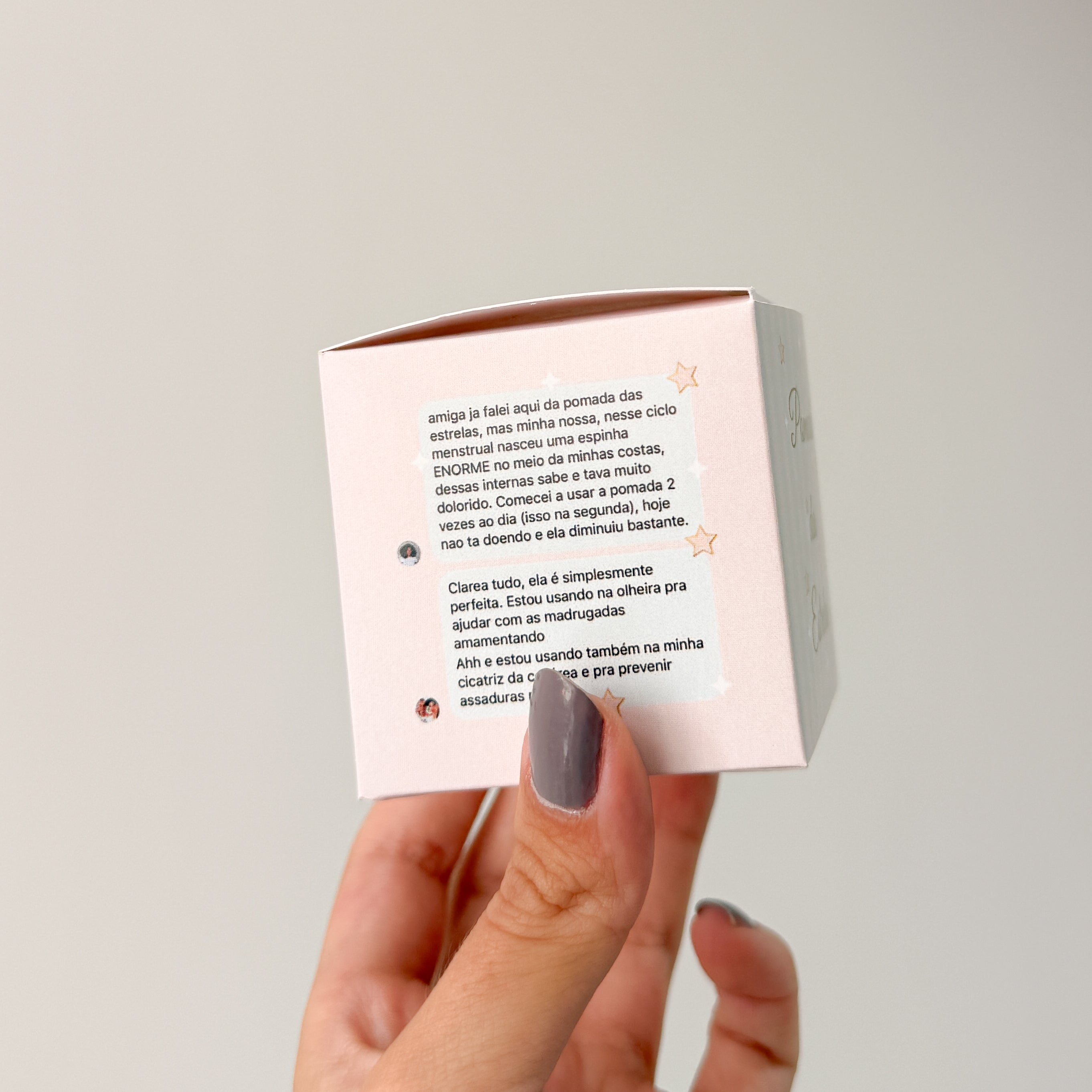 CAIXA QUADRADA PERSONALIZADA 6x6x6cm