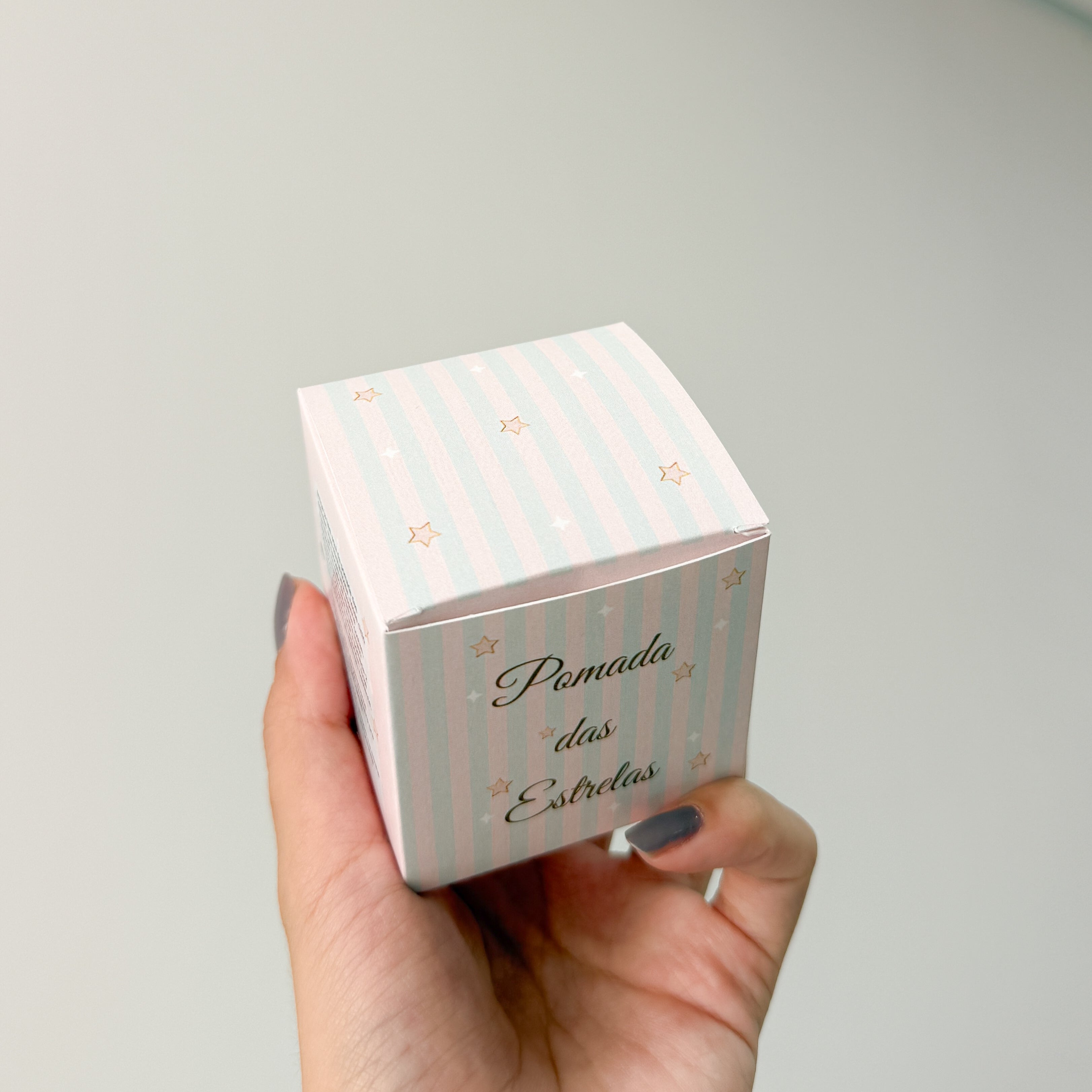 CAIXA QUADRADA PERSONALIZADA 6x6x6cm