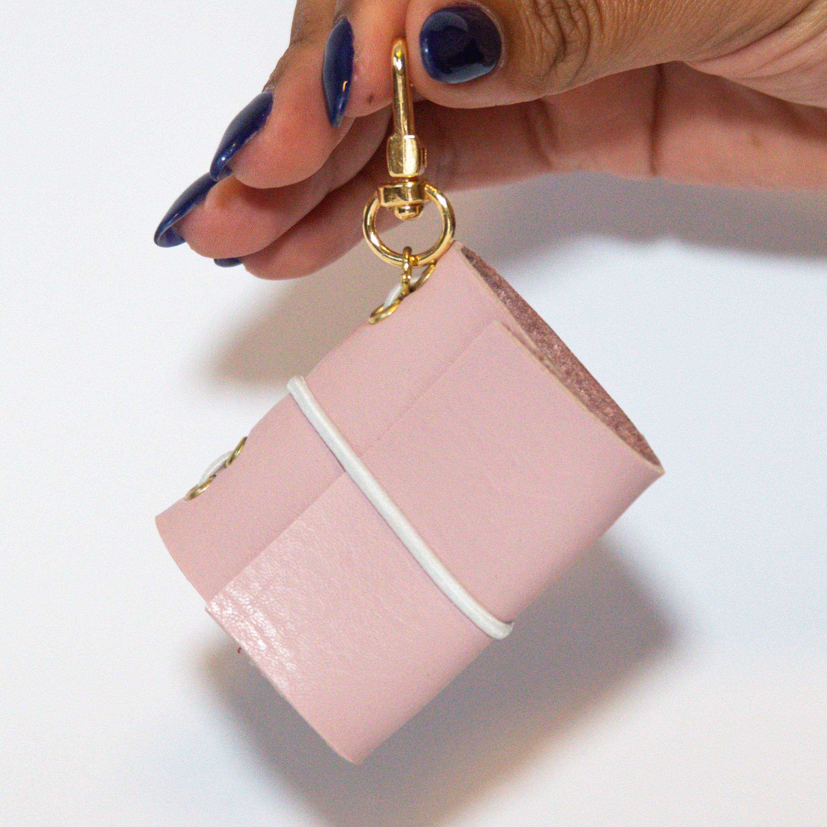 CHARM LEATHER JOURNAL ROSA