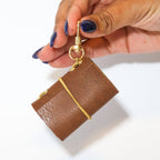 CHARM LEATHER JOURNAL MARROM