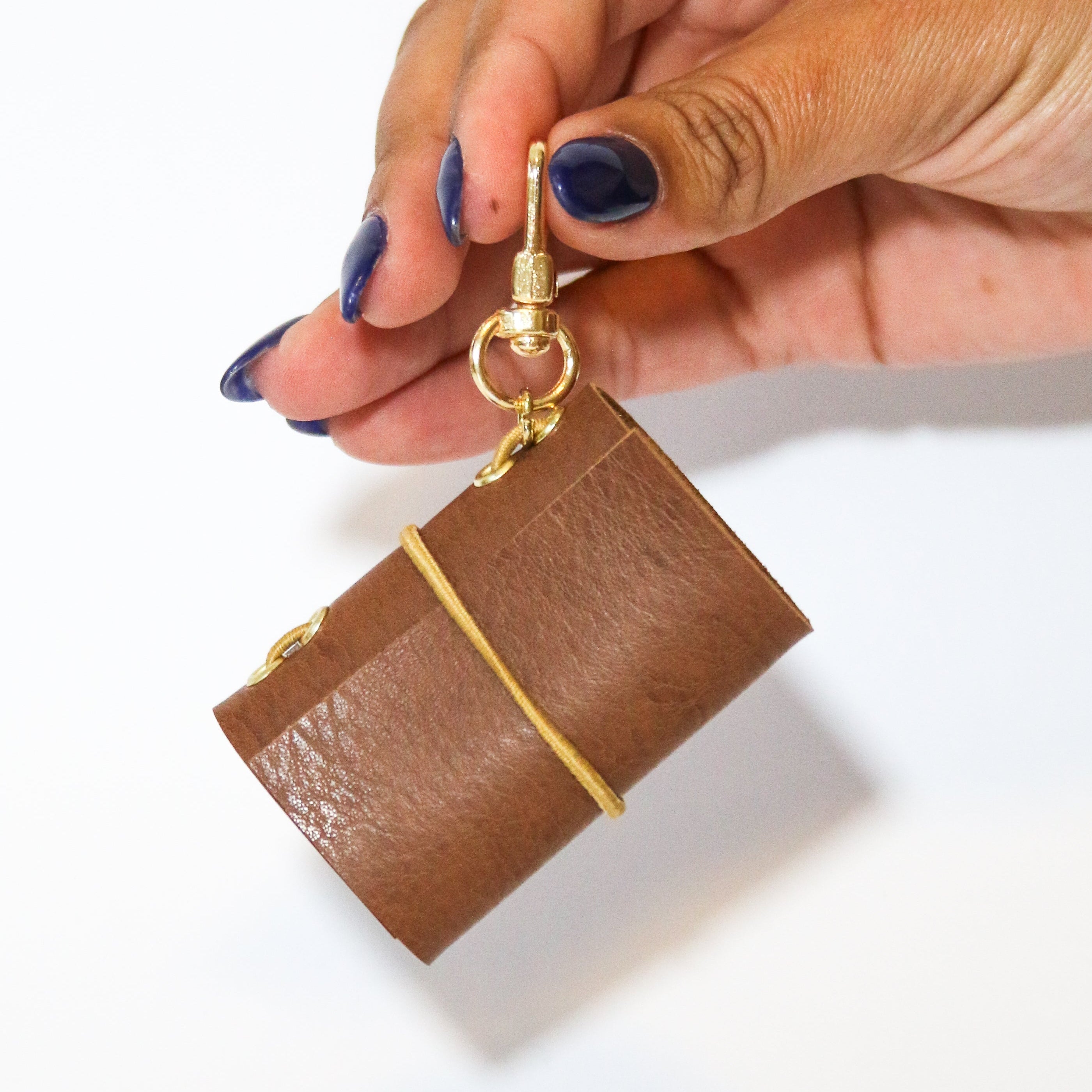CHARM LEATHER JOURNAL MARROM