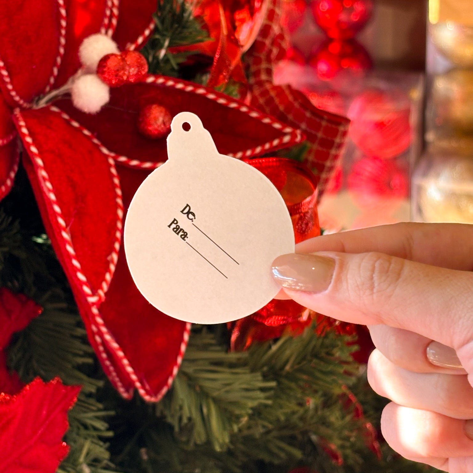 TAG DECORATIVA NATAL