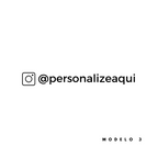 CARIMBO PERSONALIZADO COM INSTAGRAM