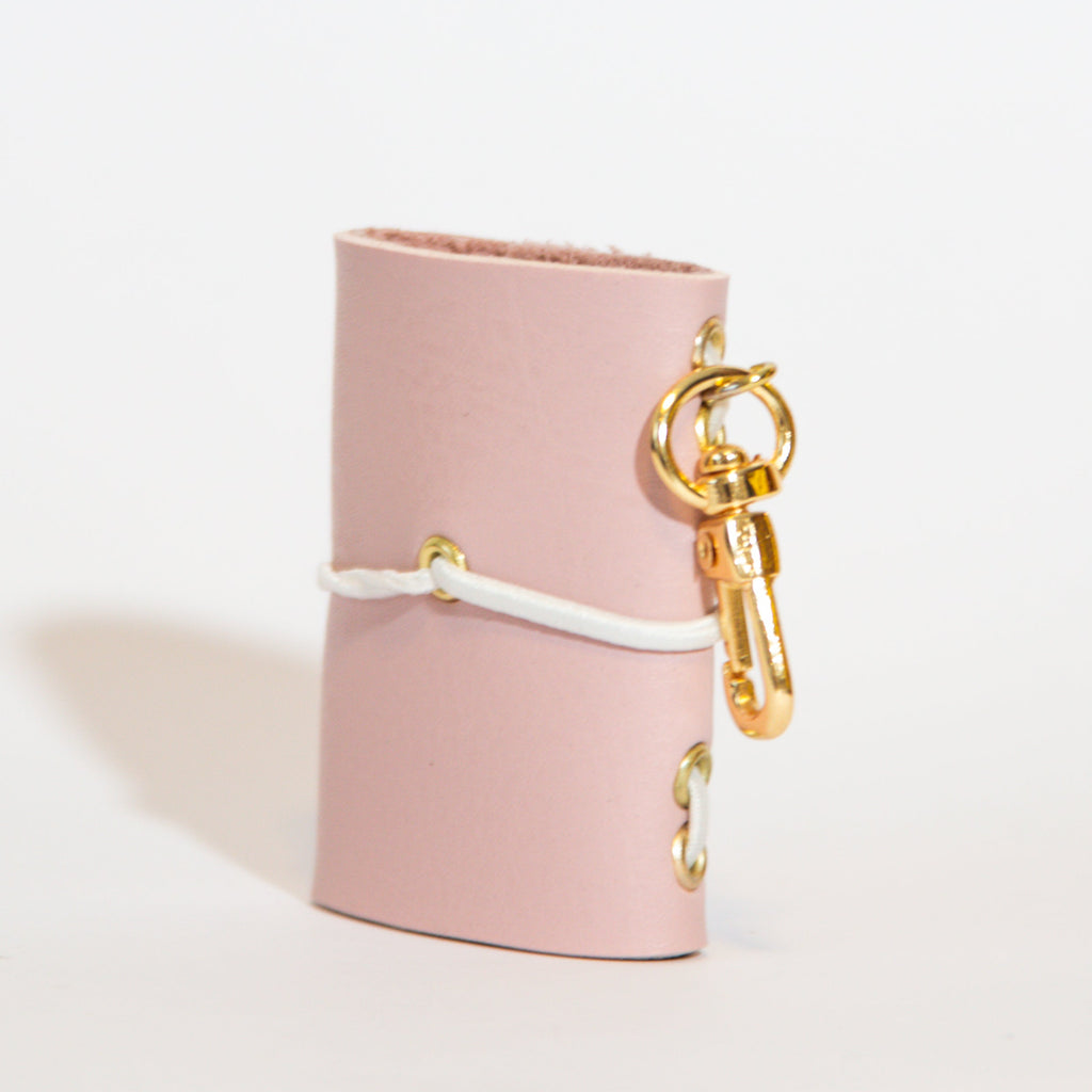 CHARM LEATHER JOURNAL ROSA