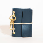 CHARM LEATHER JOURNAL AZUL