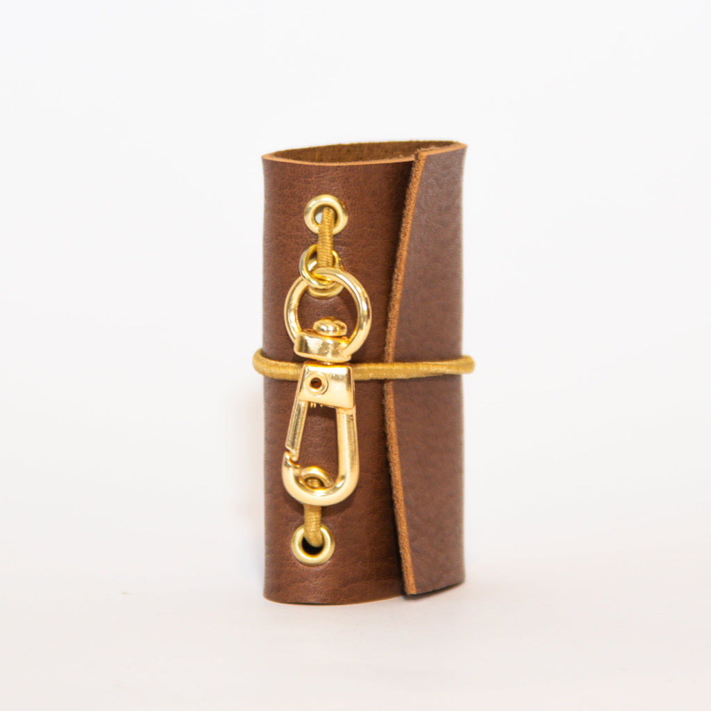 CHARM LEATHER JOURNAL MARROM