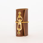 CHARM LEATHER JOURNAL MARROM