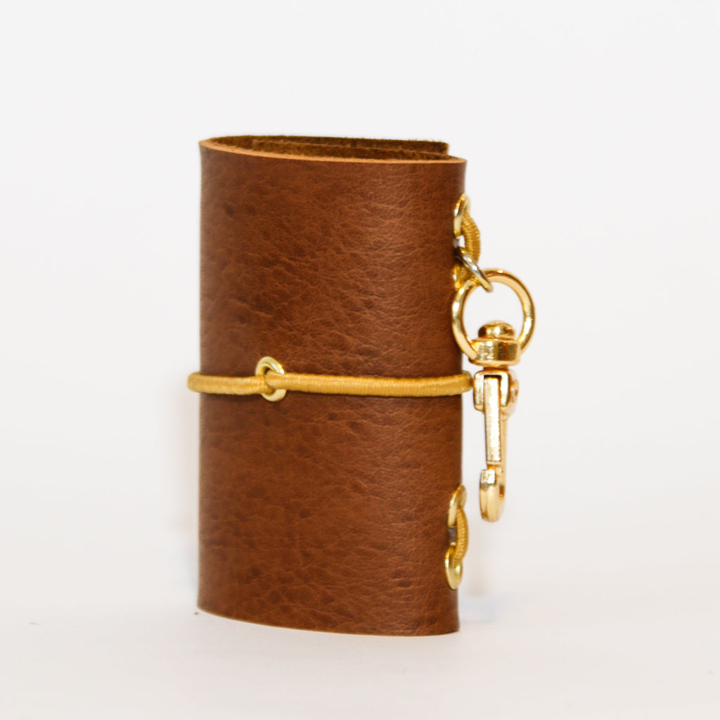 CHARM LEATHER JOURNAL MARROM