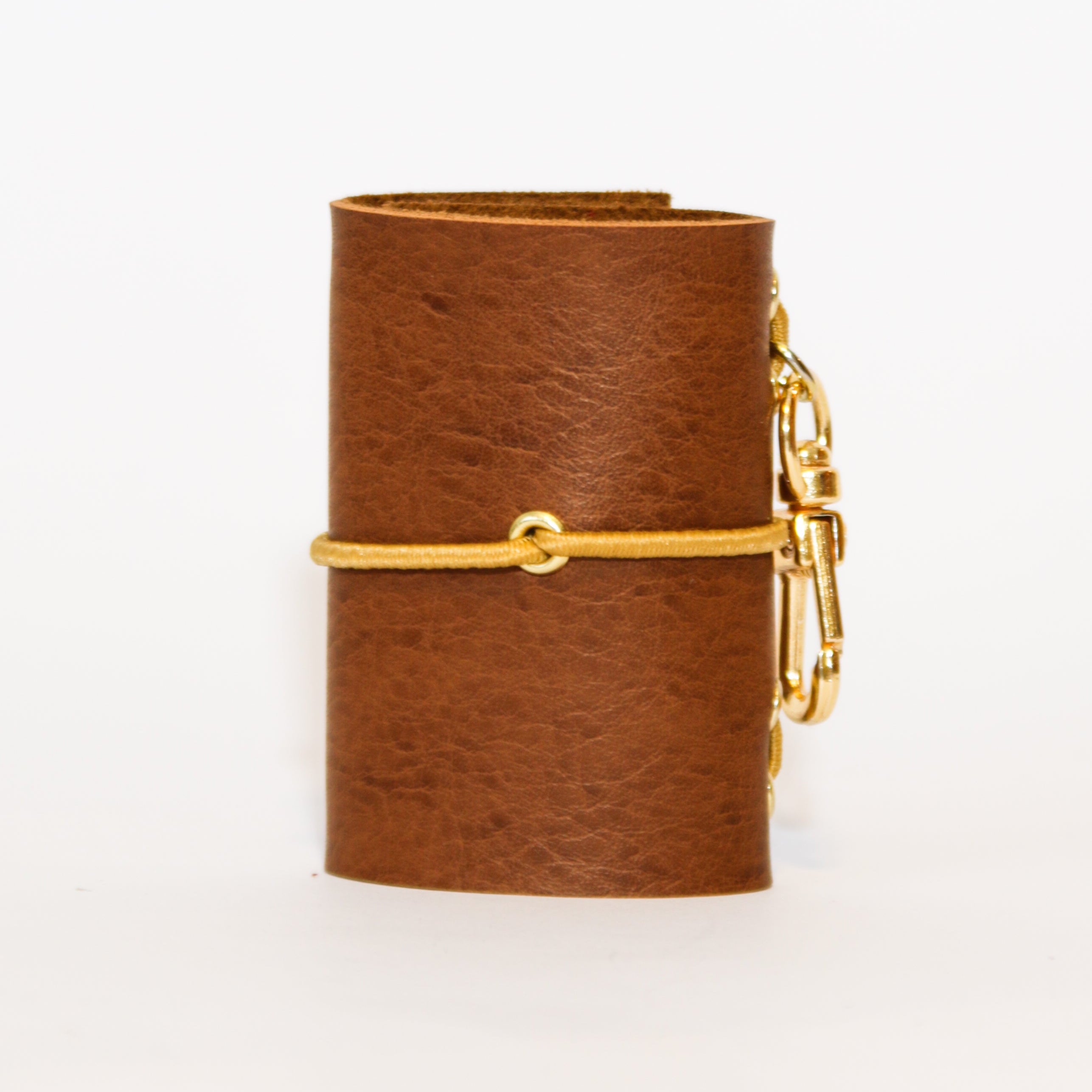 CHARM LEATHER JOURNAL MARROM