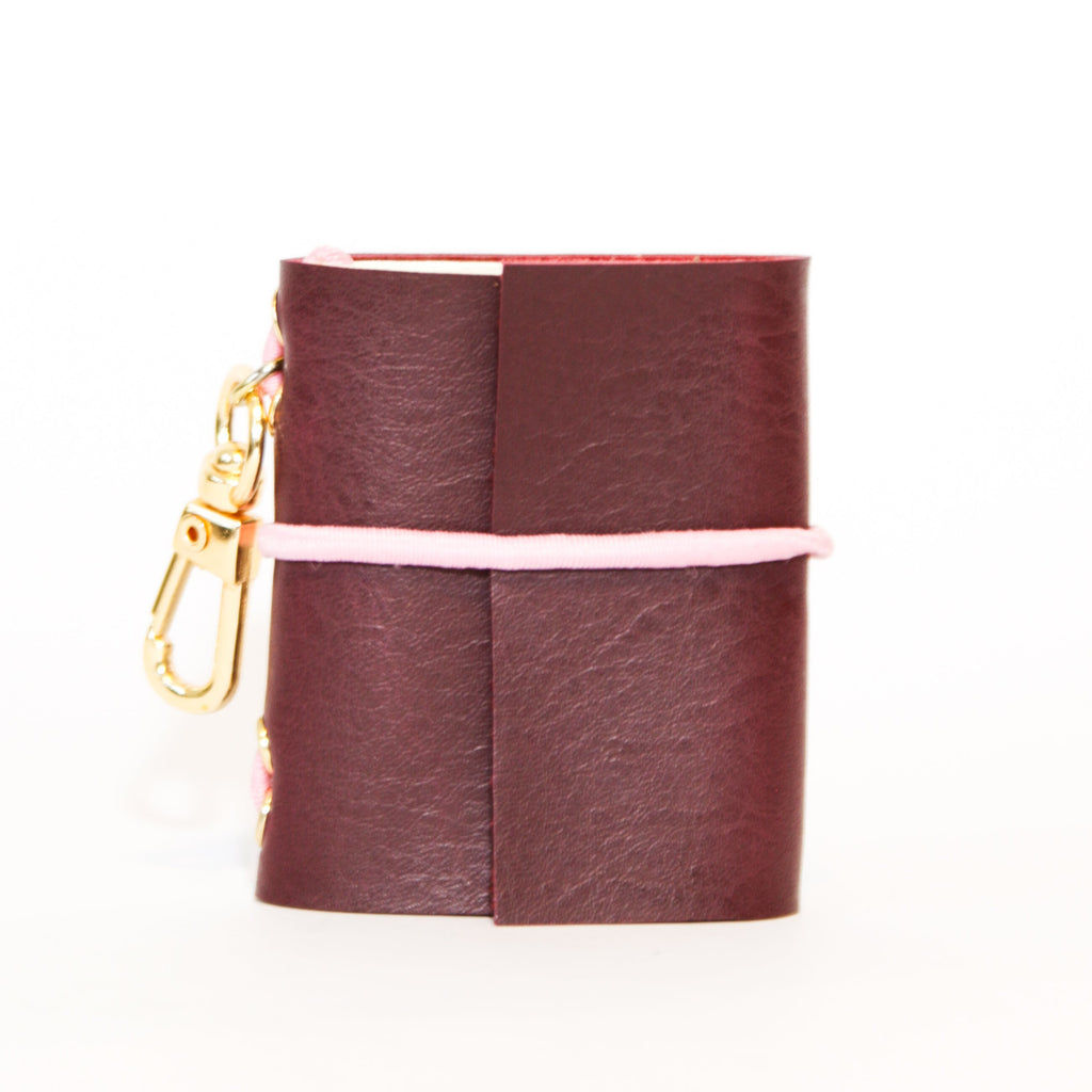 CHARM LEATHER JOURNAL VINHO