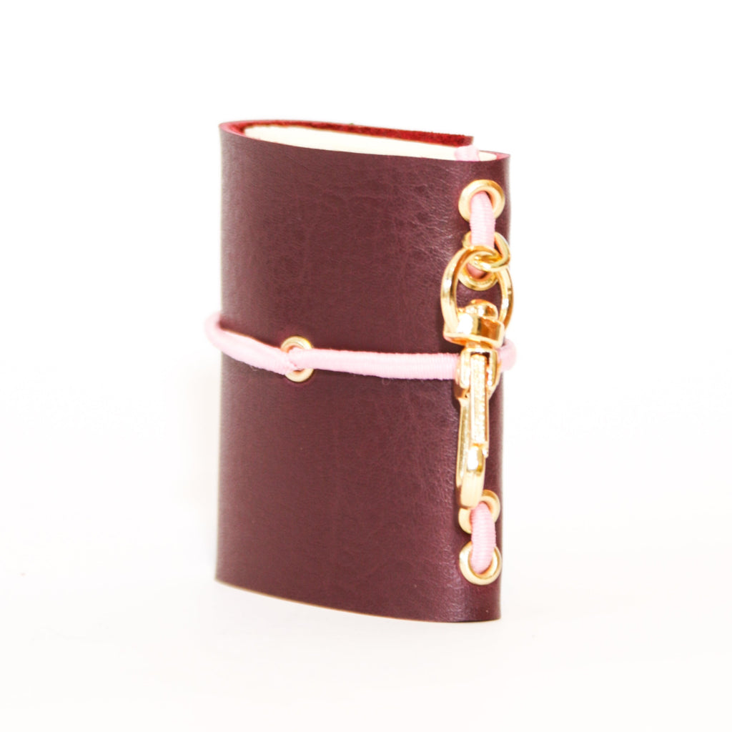 CHARM LEATHER JOURNAL VINHO