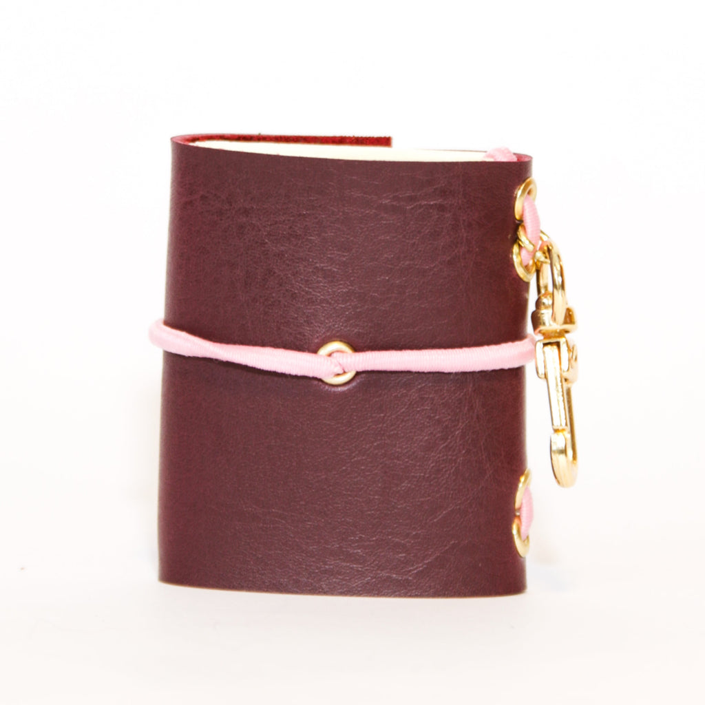 CHARM LEATHER JOURNAL VINHO