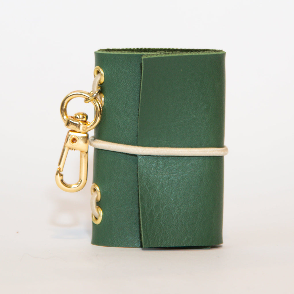 CHARM LEATHER JOURNAL VERDE