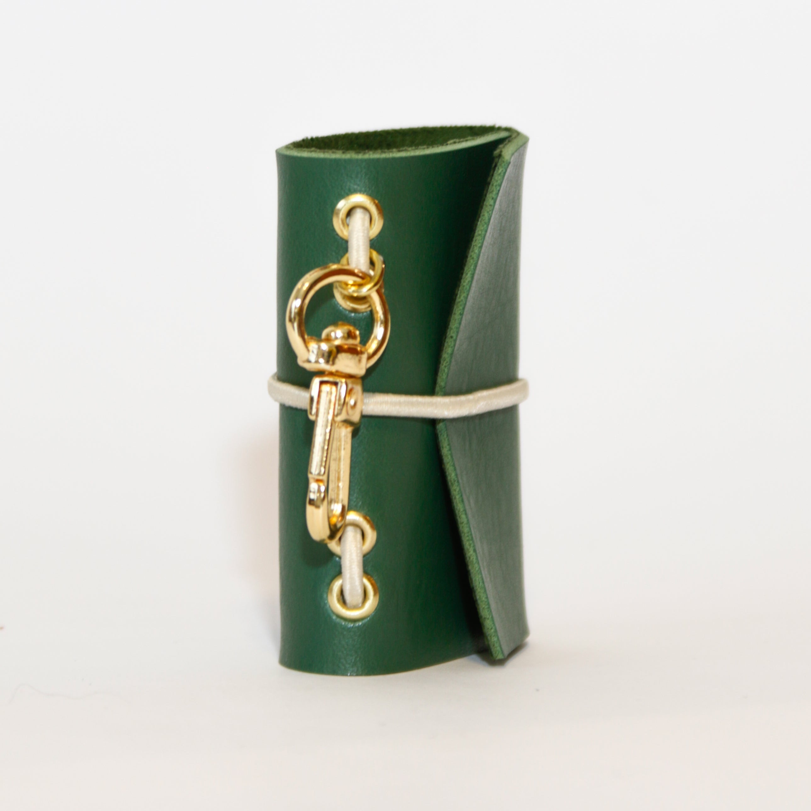 CHARM LEATHER JOURNAL VERDE