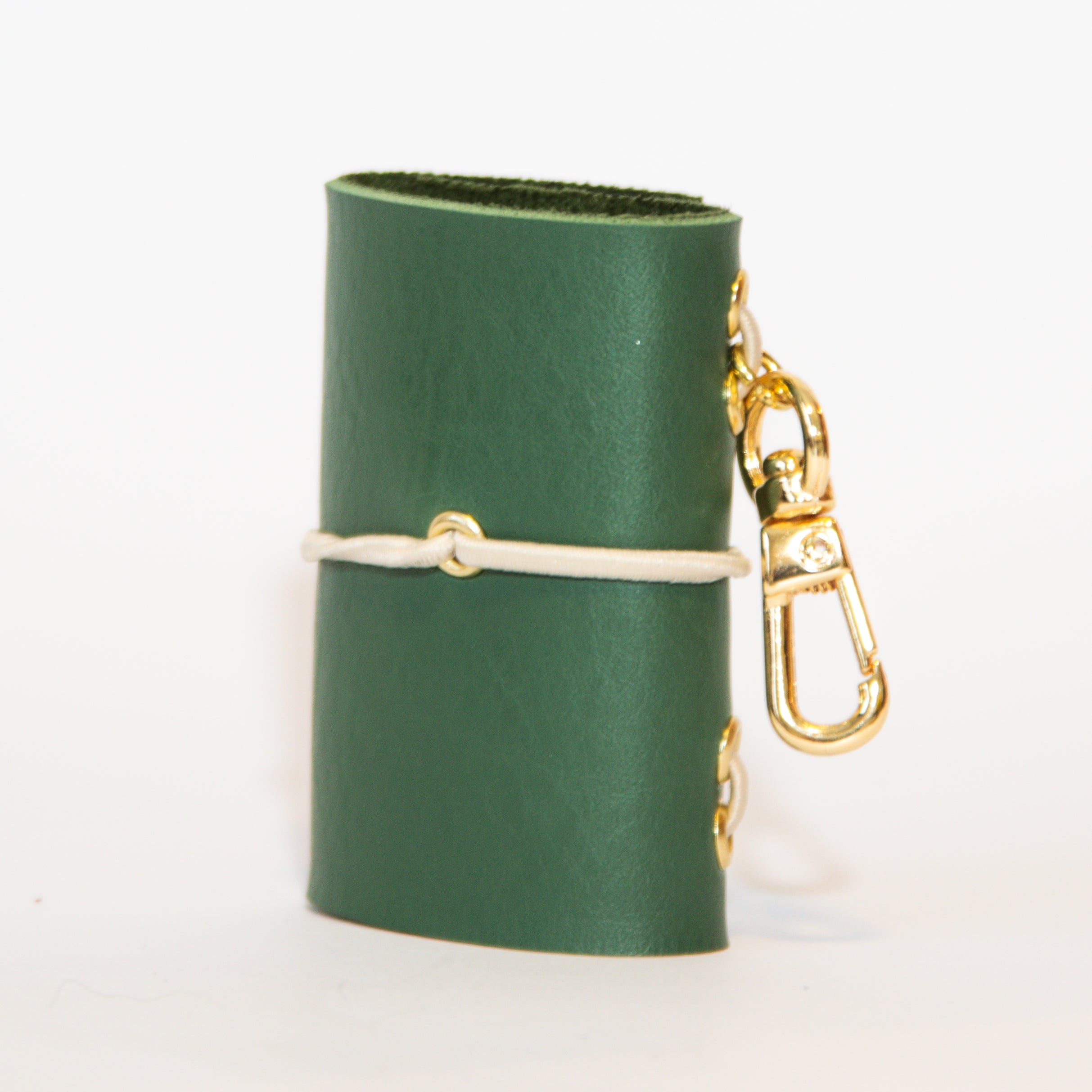 CHARM LEATHER JOURNAL VERDE