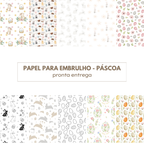 PAPEL PARA EMBRULHO PÁSCOA