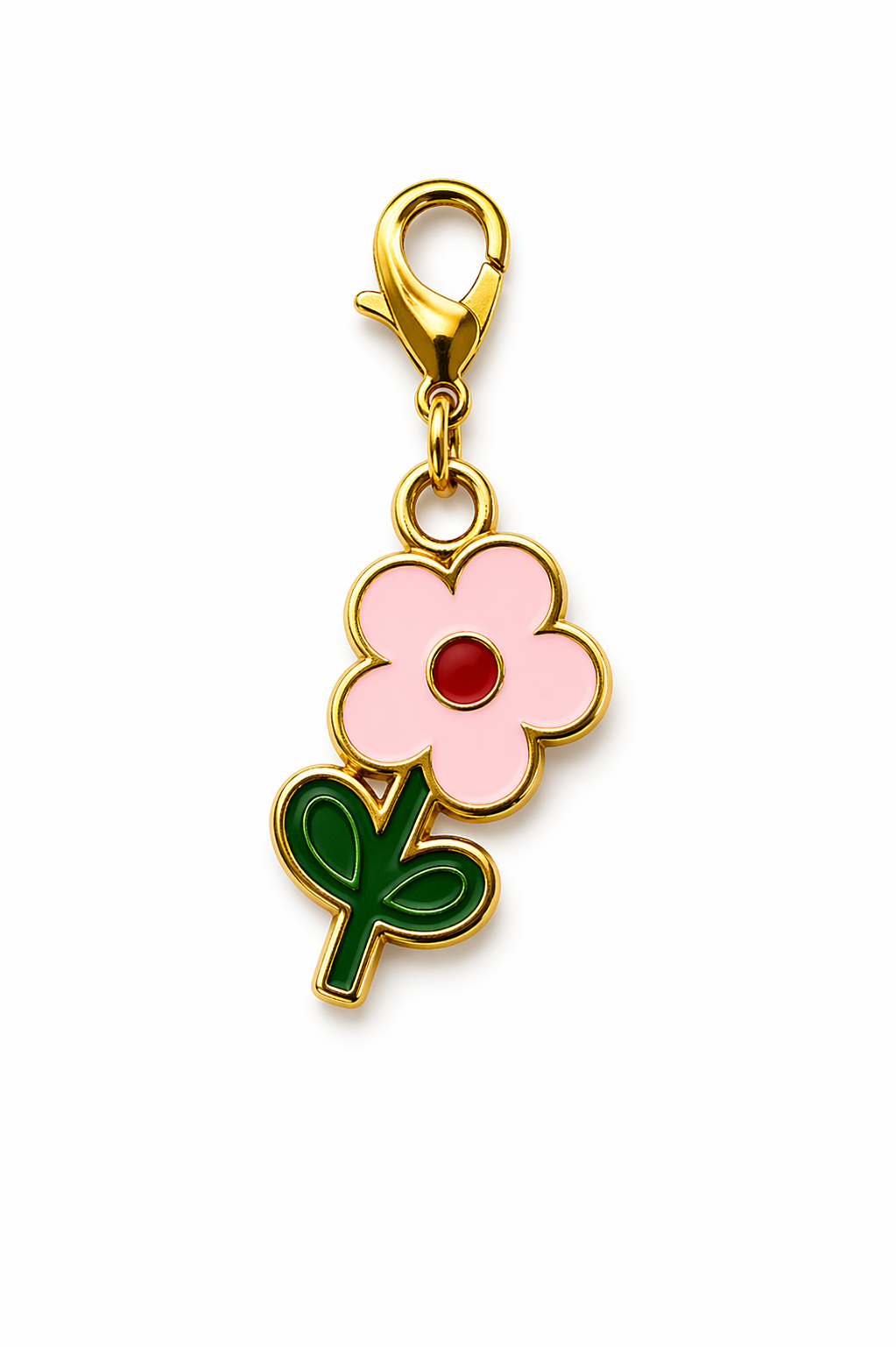 CHARM FLOR ROSA DOURADA