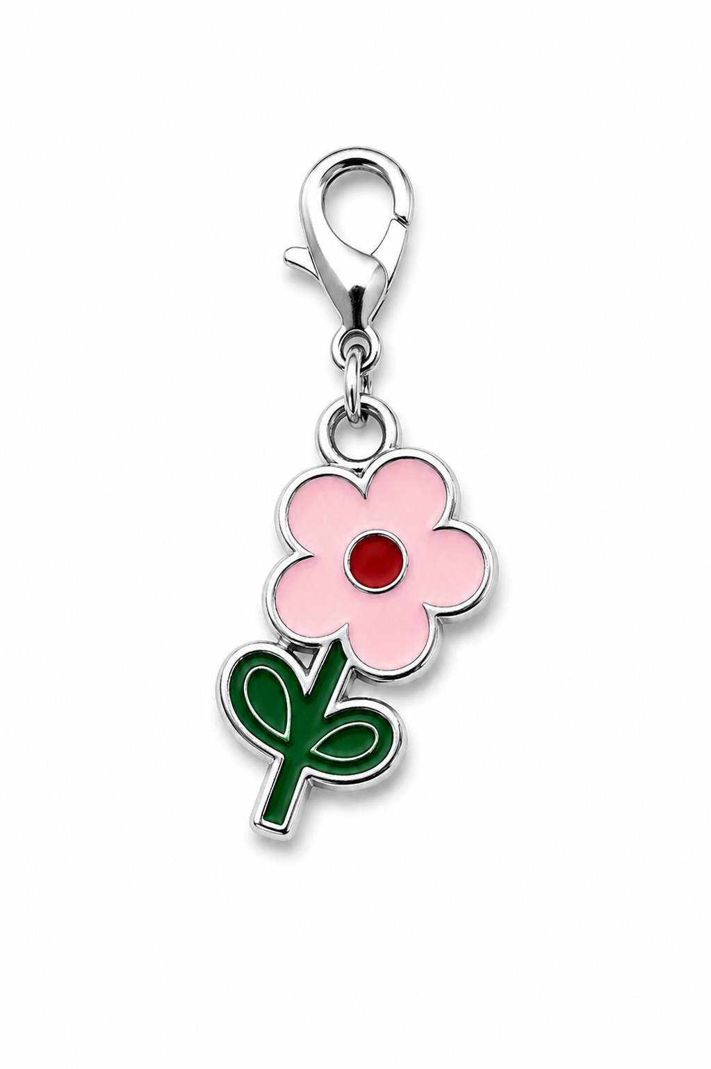 CHARM FLOR ROSA PRATA