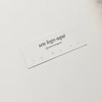TAG PARA 3 PARES DE BRINCOS 8x3cm - PERSONALIZADO