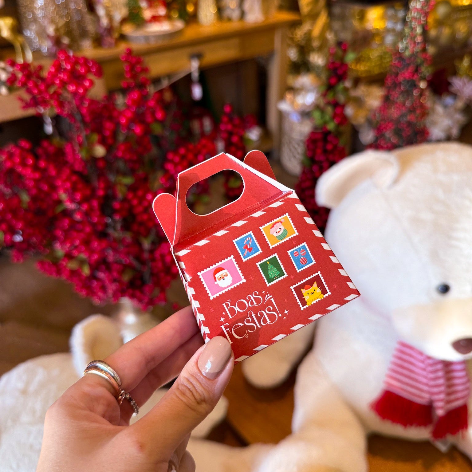 CAIXA BIJUTERIA NATAL SEMI PERSONALIZADA