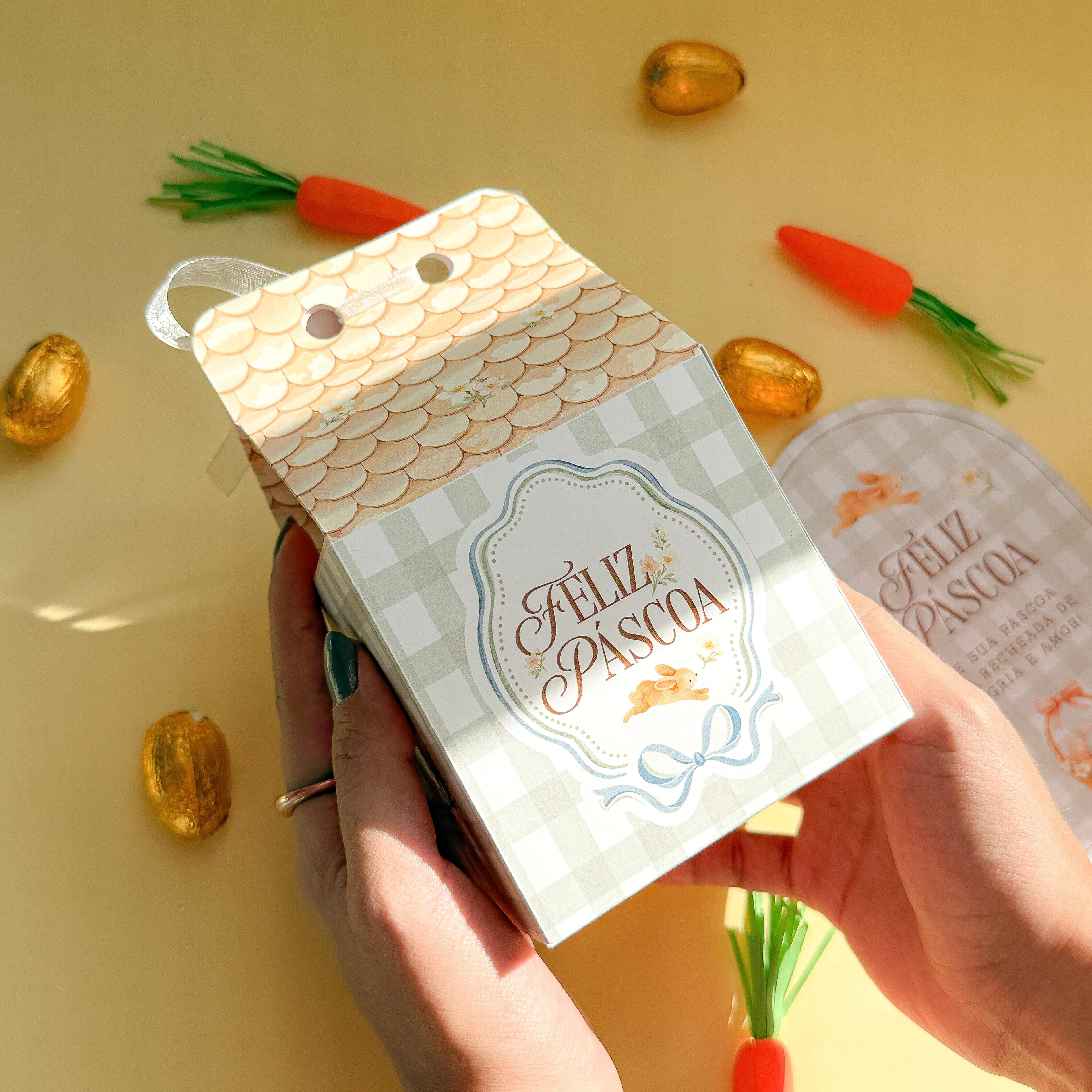 CAIXA MILK TEMA PÁSCOA SEMI PERSONALIZADA