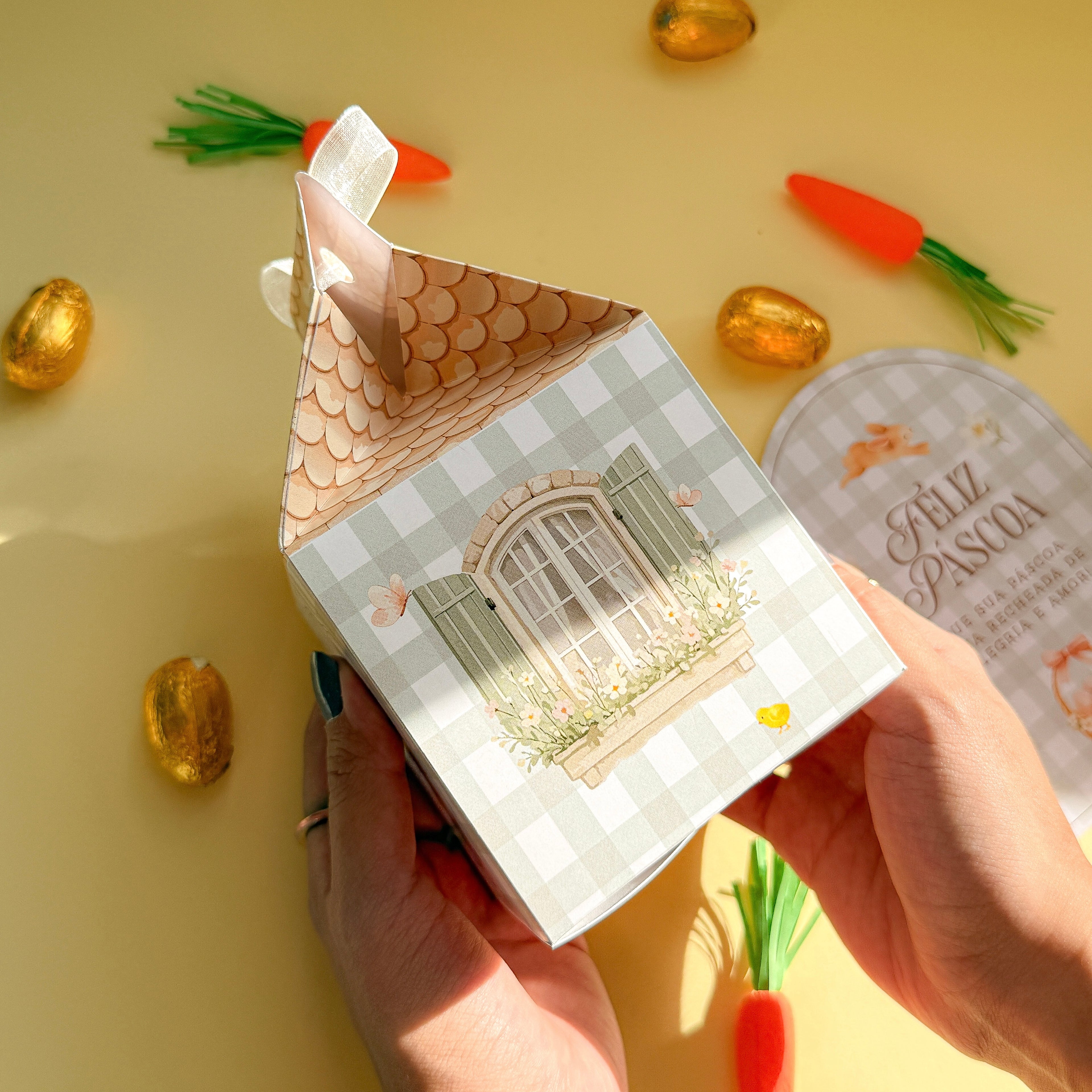 CAIXA MILK TEMA PÁSCOA SEMI PERSONALIZADA