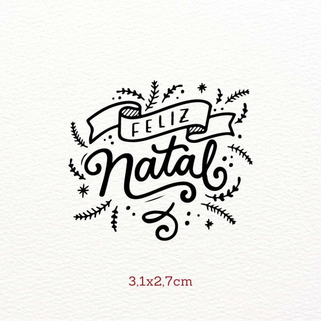 CARIMBOS NATALINOS A PRONTA ENTREGA - Feliz Natal