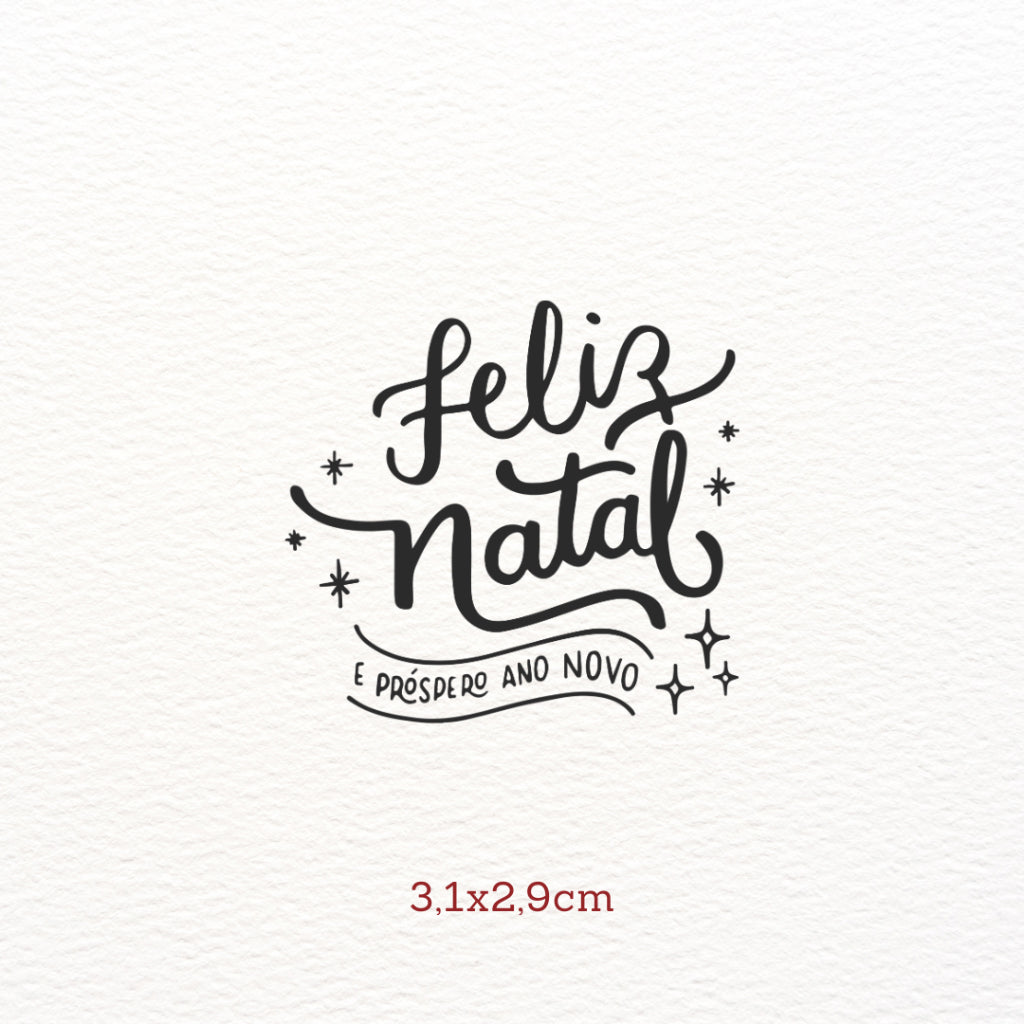 CARIMBOS NATALINOS A PRONTA ENTREGA - Feliz Natal e Boas Festas