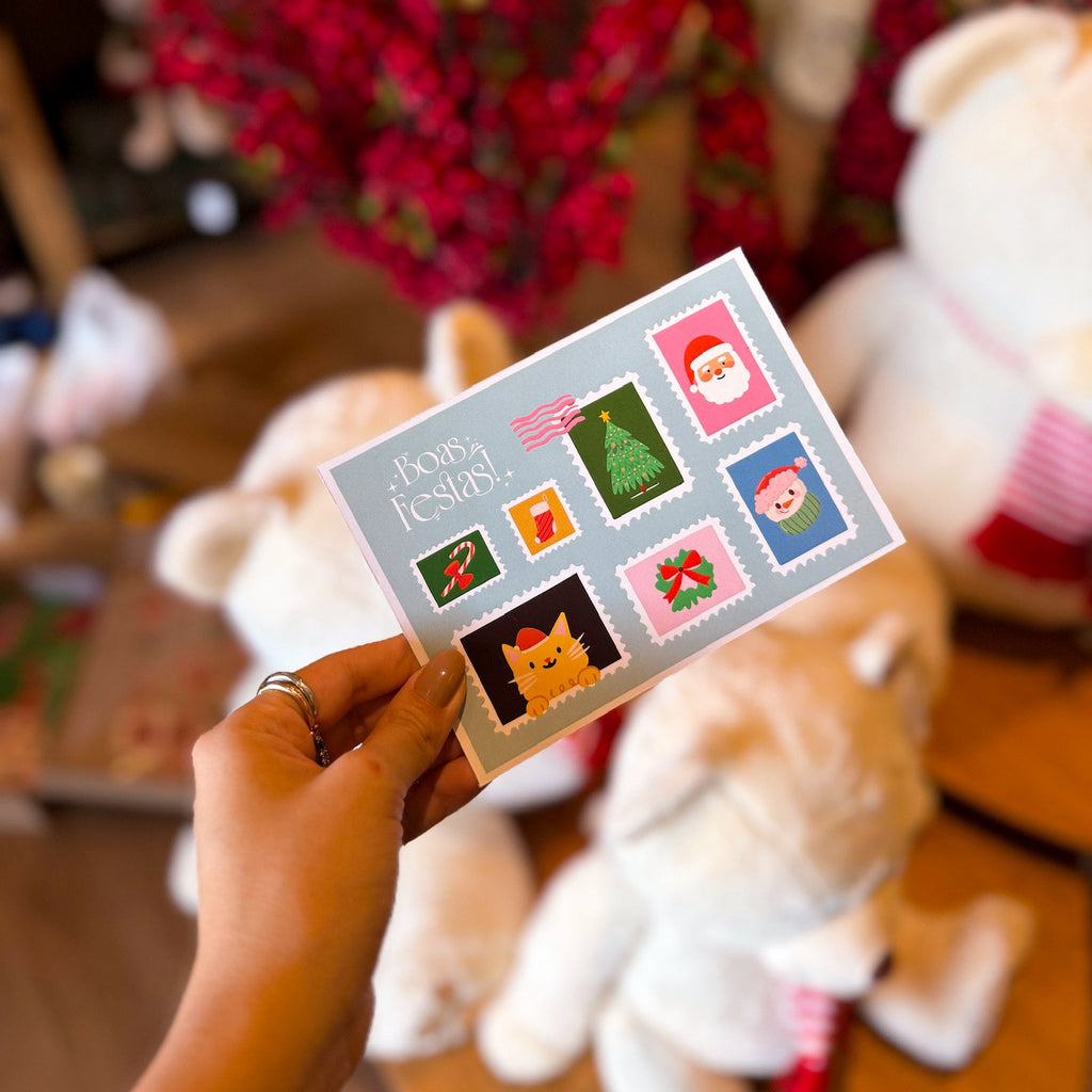 CARTÃO NATAL - 25 UNIDADES SELOS