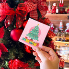 CARTÃO DE NATAL COM VERNIZ LOCALIZADO