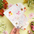 CARTELA DE ADESIVOS - DIA DA MULHER