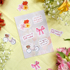 CARTELA DE ADESIVOS - DIA DA MULHER