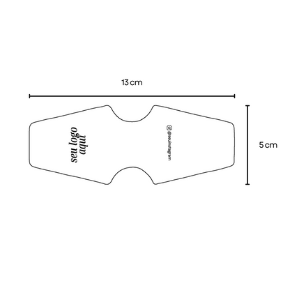 TAG GRAVATA 13x5cm - PERSONALIZADO