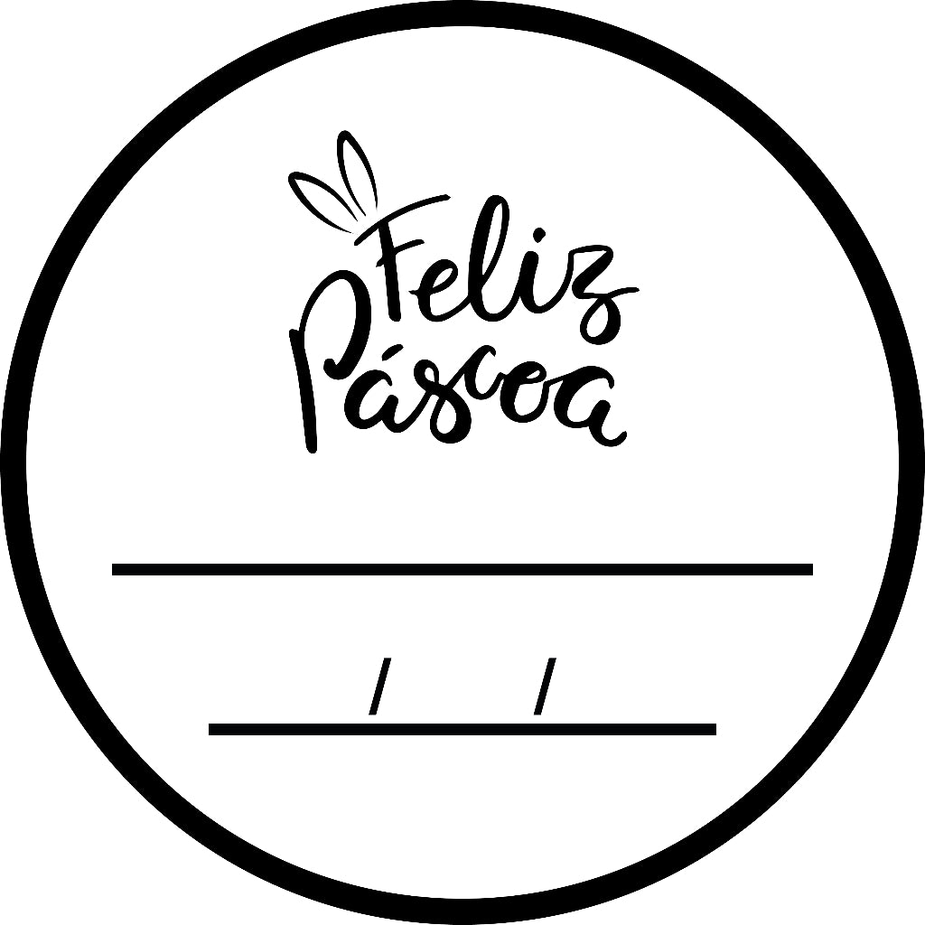ADESIVOS PÁSCOA - CIRCULAR 5x5cm