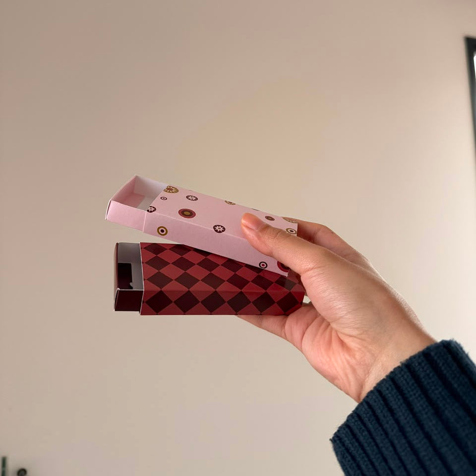CAIXA GAVETA PERSONALIZADA 9,5x4,5x1,5cm