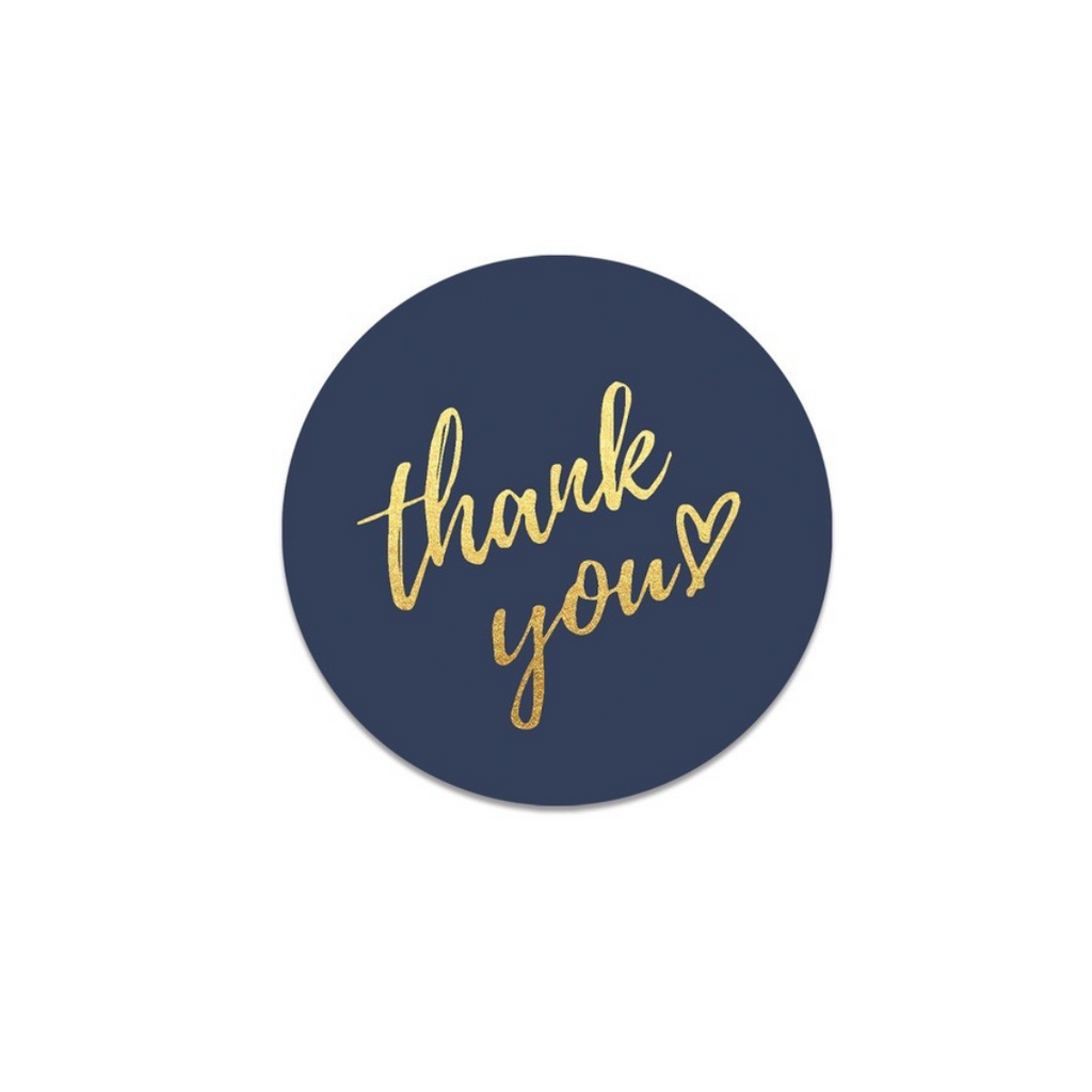 ADESIVO THANK YOU GOLDEN