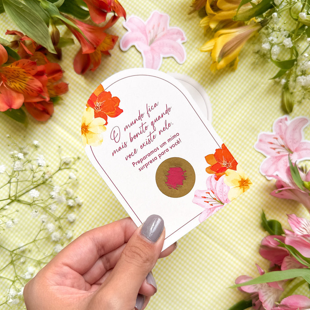 RASPADINHA SEMI PERSONALIZADA - DIA DA MULHER